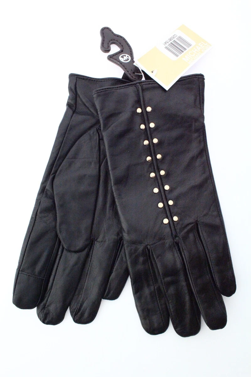 michael kors studded gloves
