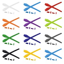 Ear Socks  Nose Pieces Pad Silicone Kit For-Oakley Flak XXS OJ9008/Flak XS-Opt