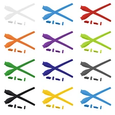 Ear Socks & Nose Pieces Pad Silicone Kit For-Oakley Flak XXS OJ9008/Flak XS-Opt