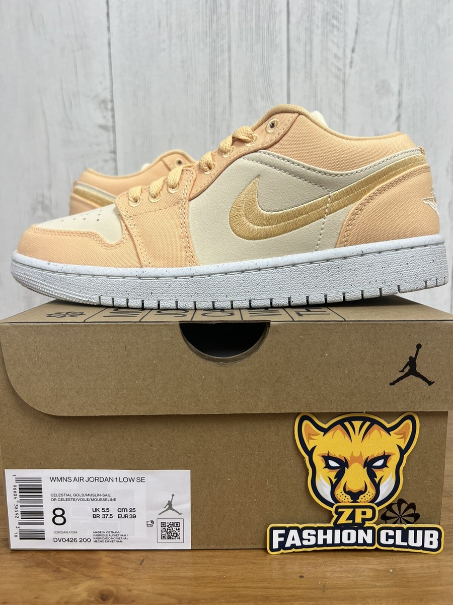 Air Jordan 1 Low SE Celestial Gold DV0426-200 Women Sizes