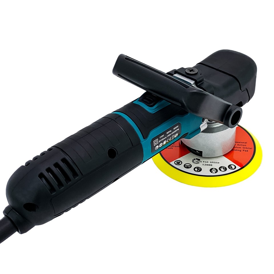 Dual Action Car Polisher Buffer 6" Random Orbital Polishing Machine ...