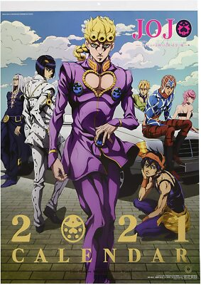 ensky-jojo-039-s-bizarre-adventure-golden-wind-wall-calendar-2021-ebay