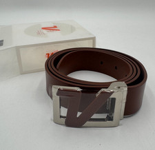 Volvik 100 Genuine Italian Real Solid Leather Belt, Up To 39" CHOOSE YOUR COLOR