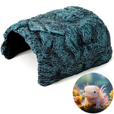 Hide Cave Aquarium Decorations Premium Resinous Natural Hideout Reptile Fish