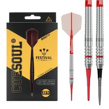 CUESOUL FIESTA 20g OTO Point 90 Tungsten Dart Set with Red ROST77 Flight