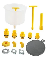  Coolant Funnel Radiator Flush Kit - No Spill Car Accessories, Universal 