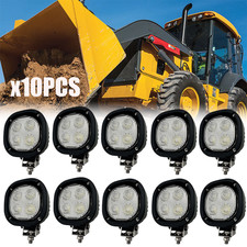 For John Deere Backhoe Loaders 10pcs Led Work Light Flood Beam,at374191,at305931