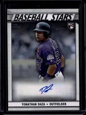 2020 Topps Update #BSA-YD Yonathan Daza Baseball Stars Autographs