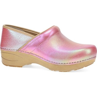Dansko XP 2.0 Women's Clogs, Pink Iridescent Leather, W42 | eBay