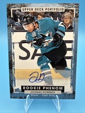 2015-16 Upper Deck Portfolio Rookie Color Photos Joonas Donskoi #208 Auto