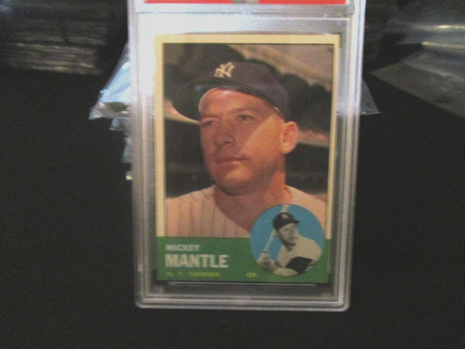 1963 TOPPS... PSA 7 NM...#200 MICKEY MANTLE....NY YANKEES....HOF...ORIGINAL view 8