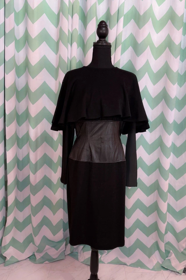 Vtg 80s Glam Rock Power Shoulders Dress Shoulder Pads Snakeskin Epaulets - Image 3 of 4