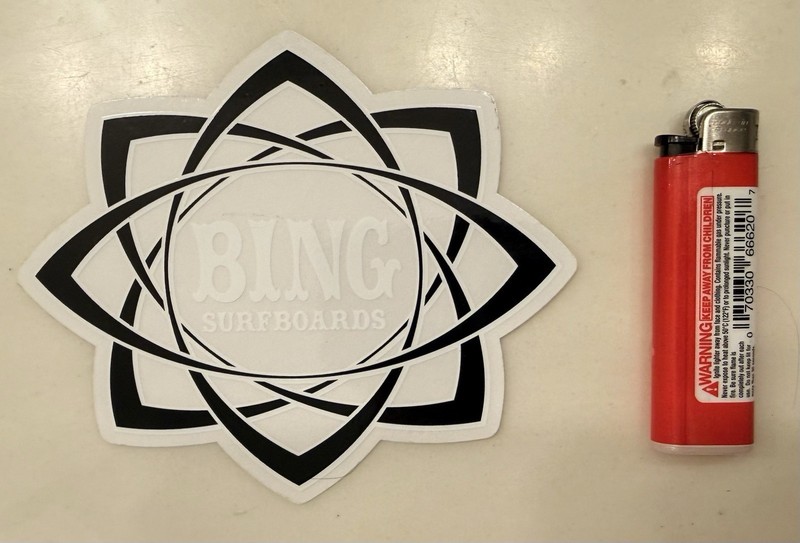Vintage NOS Bing Surfboards Sticker! Rare! Longboard! Surfing!