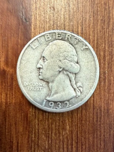 1932-D Key Date Washington Quarter 25c — VF Details