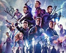 Avengers Chris Evans Robert Downey Jr Autographed 8.5x11 Photo Reprint