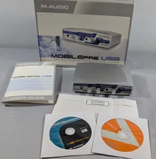 M-Audio Mobile Pre USB Audio Interface Preamp Phantom Power Mic/line Inputs