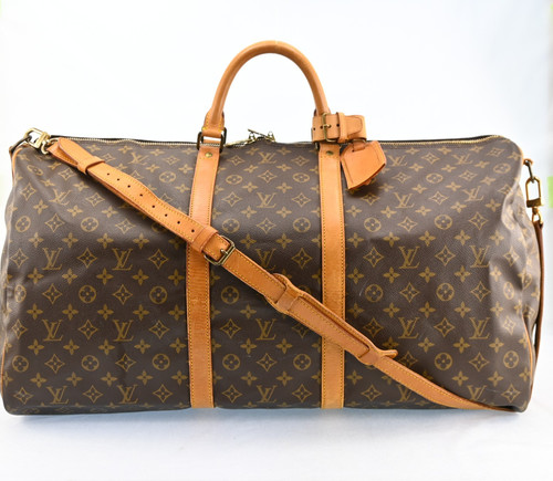 Auth Louis Vuitton Monogram Keepall Bandouliere 60 M41412 Boston Bag N2936S806