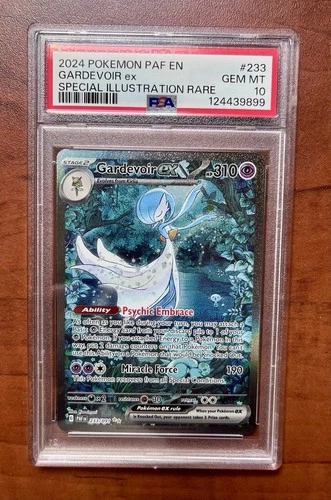 Pokemon Paldean Fates Gardevoir EX #233/091 Special Illustration Rare PSA 10