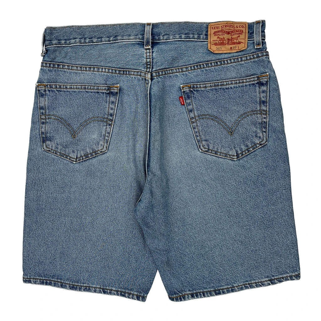 Levis Denim Shorts - 36W 10L Blue Cotton