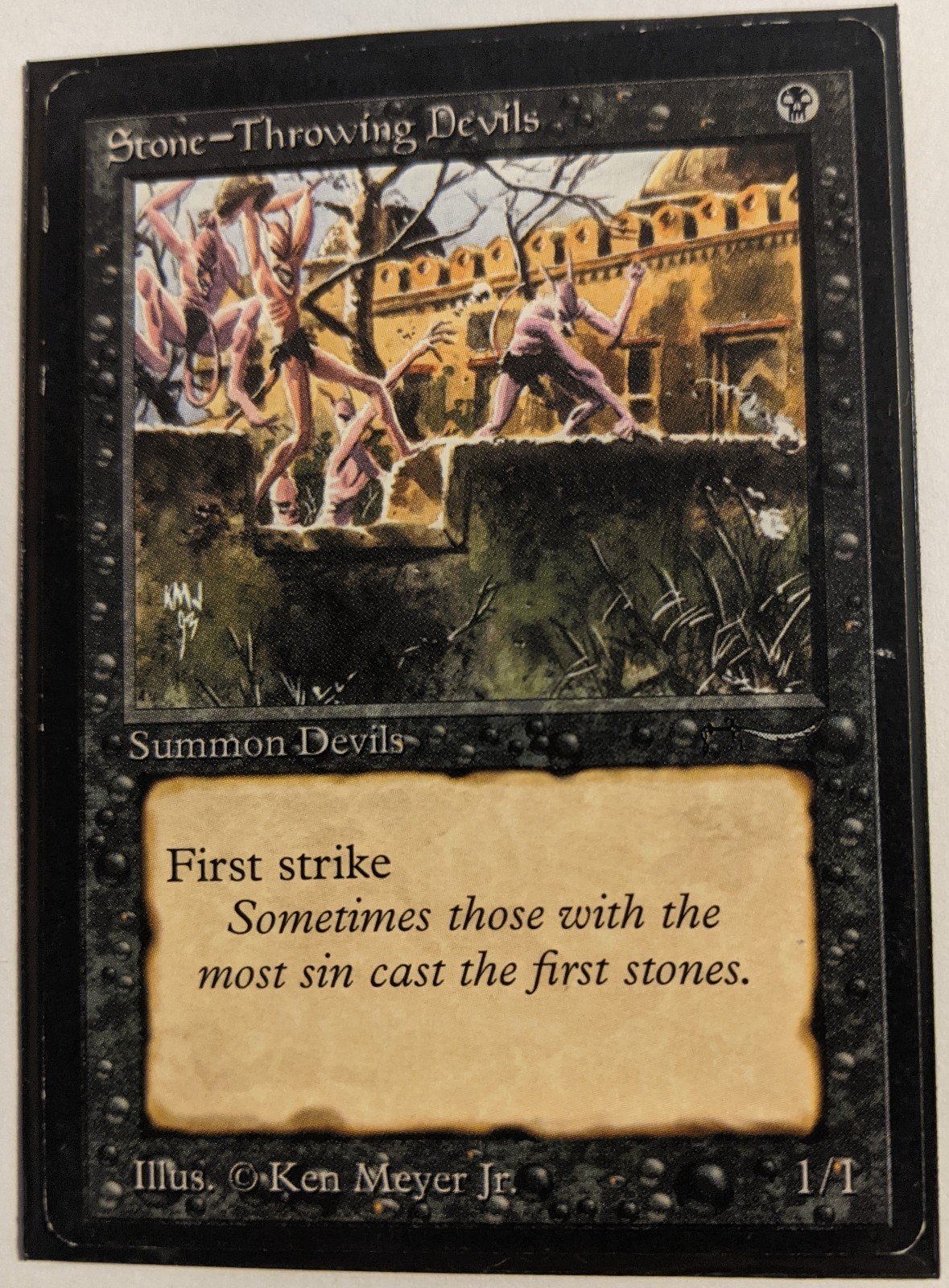 Stone-Throwing Devils 1993 Arabian Nights Base (Light) Price Guide