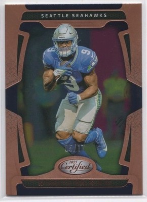 2025 Panini Certified Kenneth Walker III Seahawks #89 Bronze Mirror /17 SP