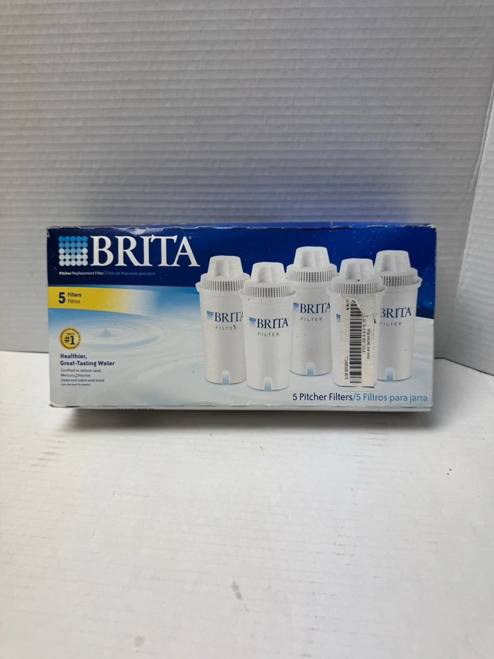 Brita Pitcher Replacement Filters 5 Pack New In Box - Image 2 of 4