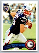 2011 Topps Ryan Mallett #438 New England Patriots