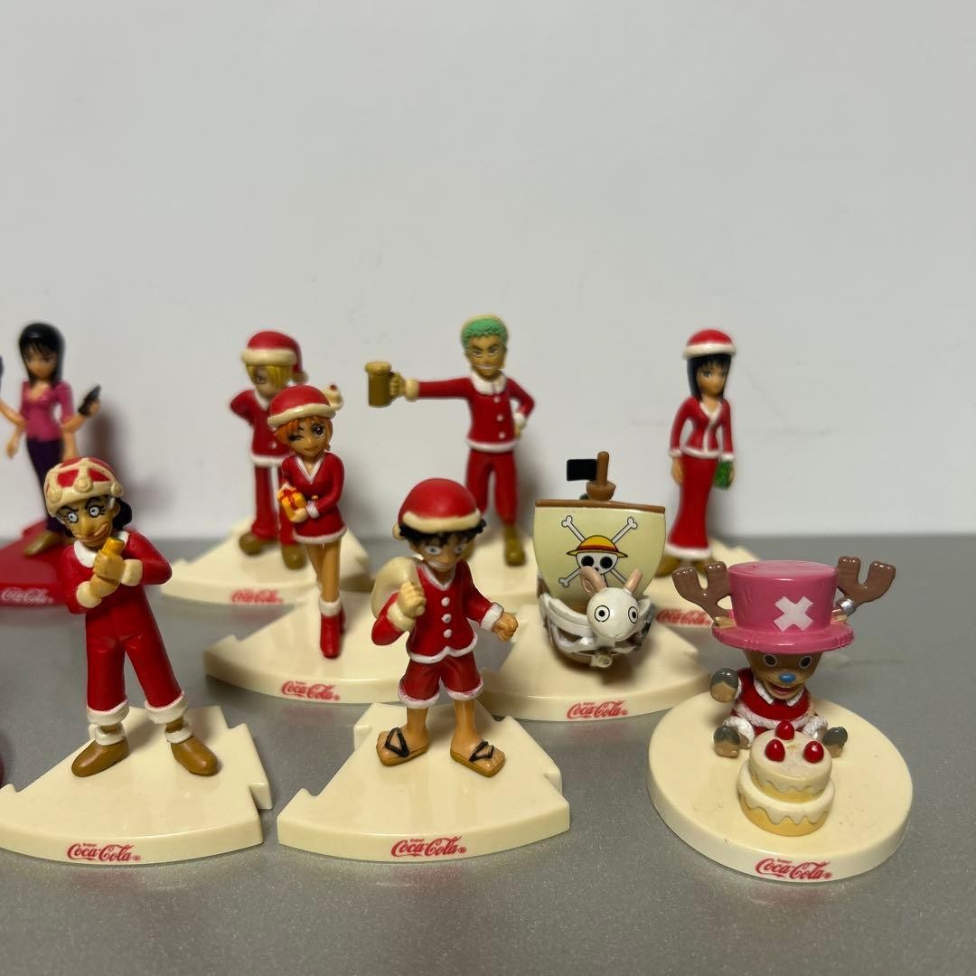One Piece Coca-Cola Collaboration Straw Hat Pirates Complete Set