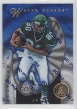 1997 Pinnacle Totally Certified Platinum Blue 580/2499 Wayne Chrebet #84 2f5