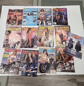 1990 Easyriders Motorcycle Magazine Complete Year 12 Issues Centerfold Girls!