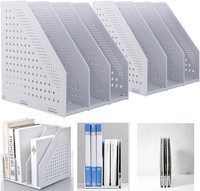 Faltbarer Stehsammler A4 Zeitschriftenhalter 3 FäCher Schreibtisch-Organizer