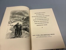 Germinal Emile Zola 1942 The Heritage Press Hardcover