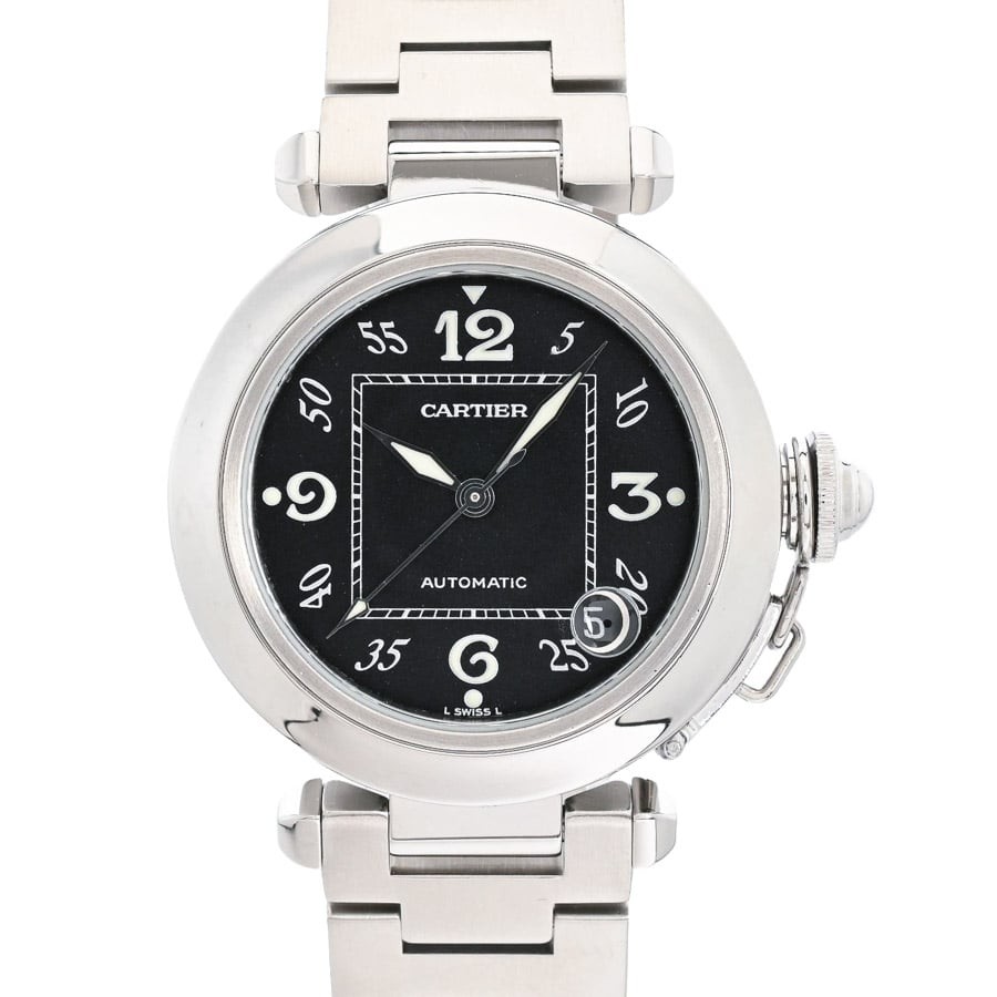 Cartier Pasha C Date W31043M7 Black TO336964