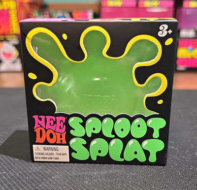 Schylling NeeDoh Sploot Splat Tactile Squeeze Toy Green Ages 4+ 2024
