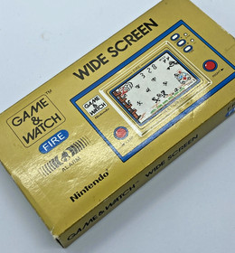 Nintendo Game & Watch FIRE Overseas Version Vintage 1981 LCD Handheld Tested
