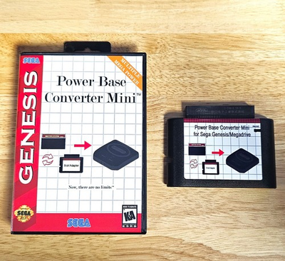 #ad Sega Genesis Mega Drive to Master System Adapter Power Base Converter Mini $34.00