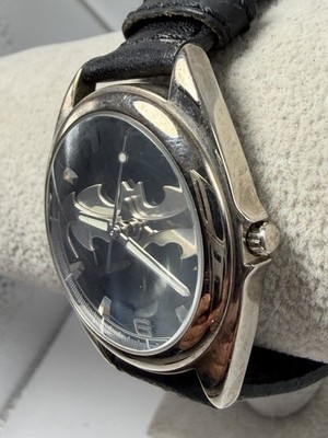 Fossil 1997 Batman & Robin Watch LI-1601 New Battery 36MM 8  display picture 1