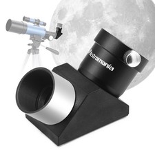 1.25 Inch Telescope Diagonal with Amici Erecting Prism - 90 Fully-Coated Sta...