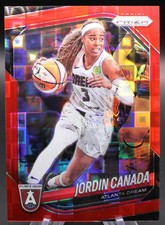 2025-26 WNBA Prizm #120 Jordin Canada Red Pandora /199  Atlanta Dream