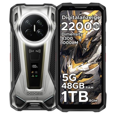 DOOGEE VMAX2PRO 48GBGB+1TB 5G Rugged Handy Smartphone 22000mAh  Android 16 8Core