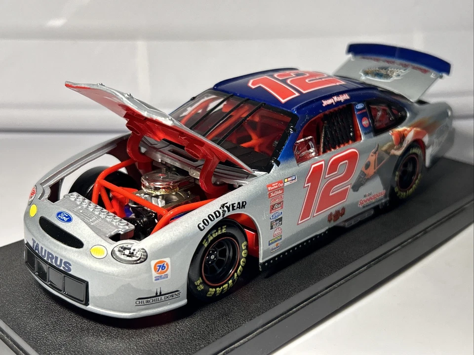 1999 Jeremy Mayfield #12 Mobil 1 Kentucky Derby 1/24 Diecast Action NASCAR - Image 2 of 4