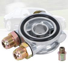 Oil Cooler Filter Sandwich Plate Thermostat Adaptor An10 Fittings 34 16-unf Oil Cooler Filter Sandwich Plate Thermostat Adaptor An10 Fittings 34 16-unf
