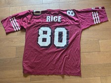Jerry Rice SF 49ers Starter Vintage 1995 NFL Jersey Red Mens Size 52/XL