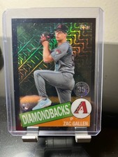 2020 Topps Update Series -Silver Pack 1985 Topps Chrome Baseball Zac Gallen #008