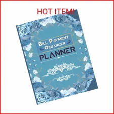 Monthly Budget Planner and Bill Organizer with Pockets - Expense Tracker book