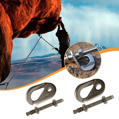 Kletterankeraufhänger, Fixpunkt, leichte Hardware, Kletterbolzenaufhänger für