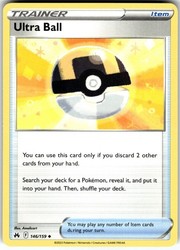 Ultra Ball 146/159 Uncommon Crown Zenith Pokemon TCG