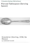 Gorham Greenbrier Pierced Tablespoon (Sterling Silver 1938, No Mono) 8.5” — photo 1