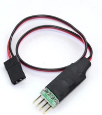 MEUS RACING CH3 RC Light Remote Controller Switch for Car, Boat, Black 