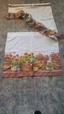 Country Garden Kitchen Curtain Tier and Swag Set -  Decor Design Home Grannycore